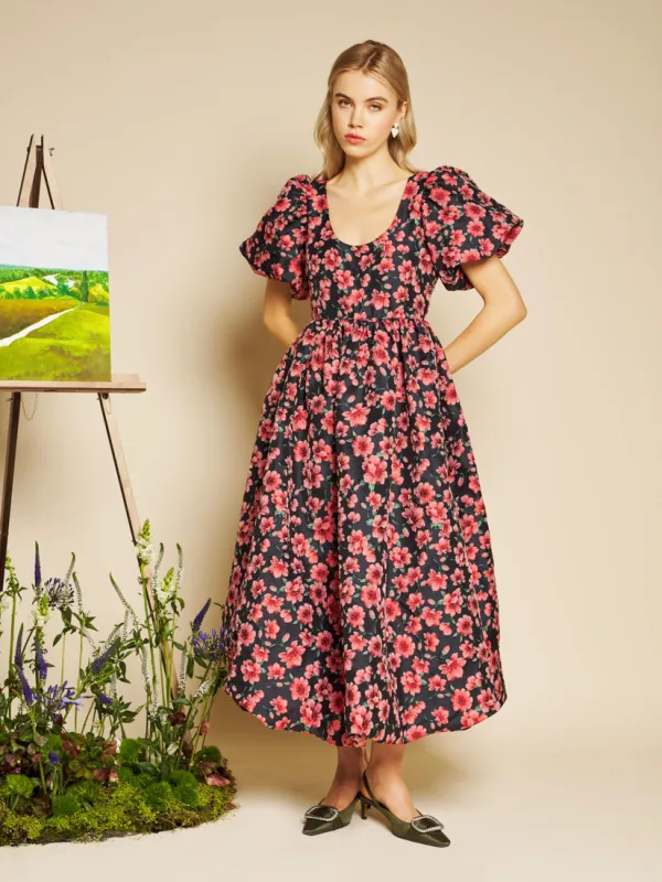 Impressions Jacquard Midi Dress made by Sister Jane