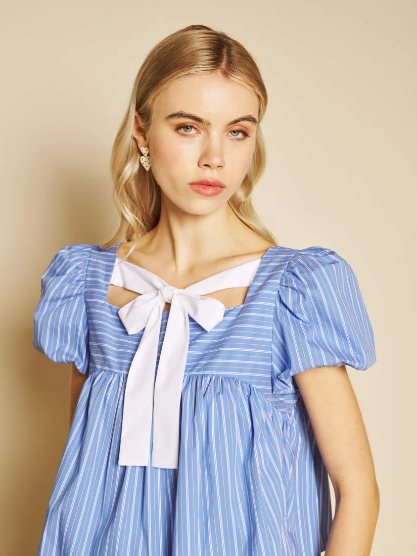 Tulip Stripe Bow Top sold by Sister Jane product image thumbnail 5