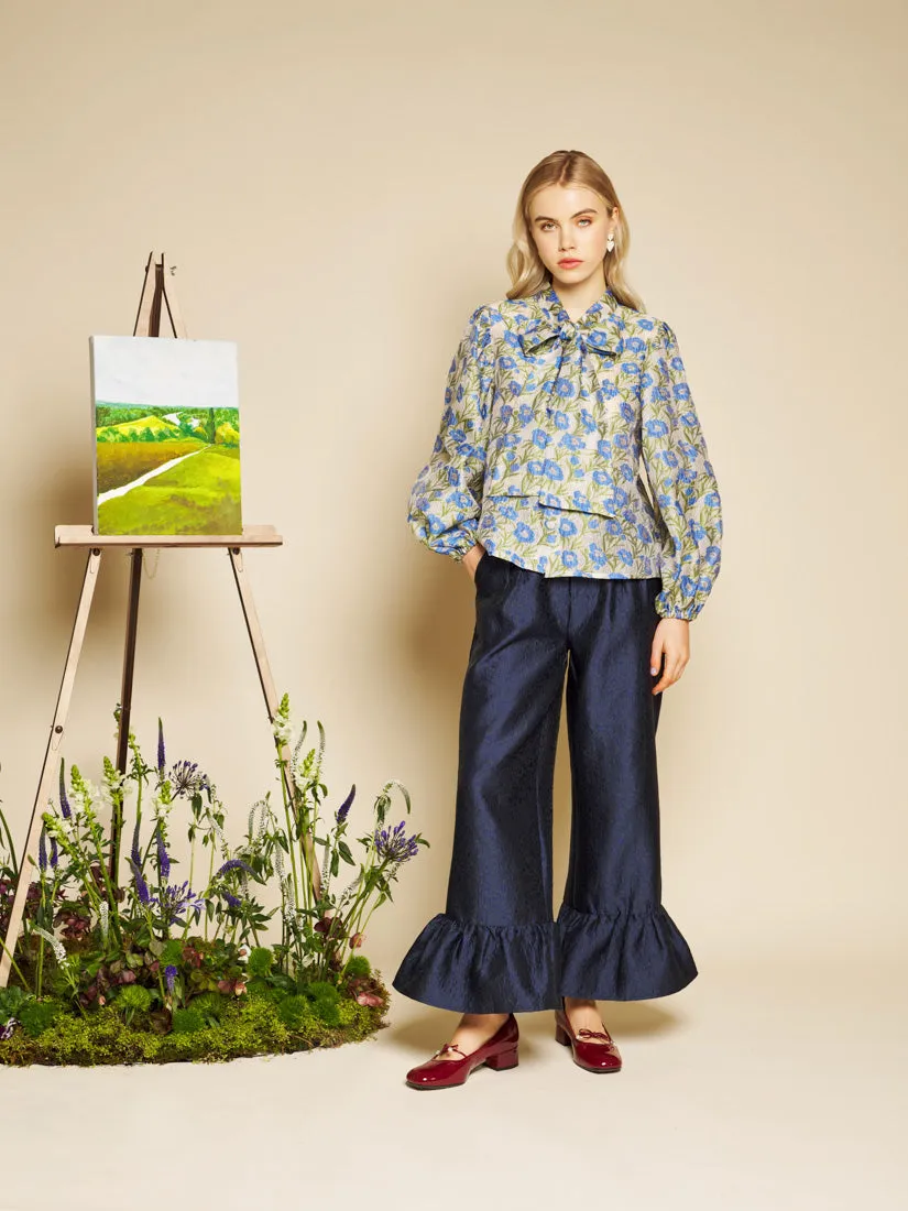 Iris Jacquard Bow Blouse sold by Sister Jane product image thumbnail 4