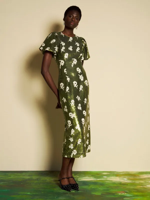 <b>DREAM</b> Èclat Floral Sequin Midi Dress made by Sister Jane
