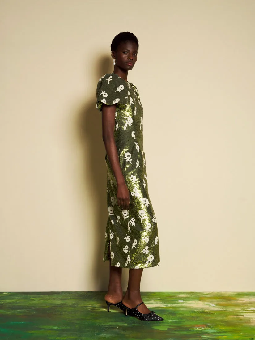 <b>DREAM</b> Èclat Floral Sequin Midi Dress sold by Sister Jane product image thumbnail 2