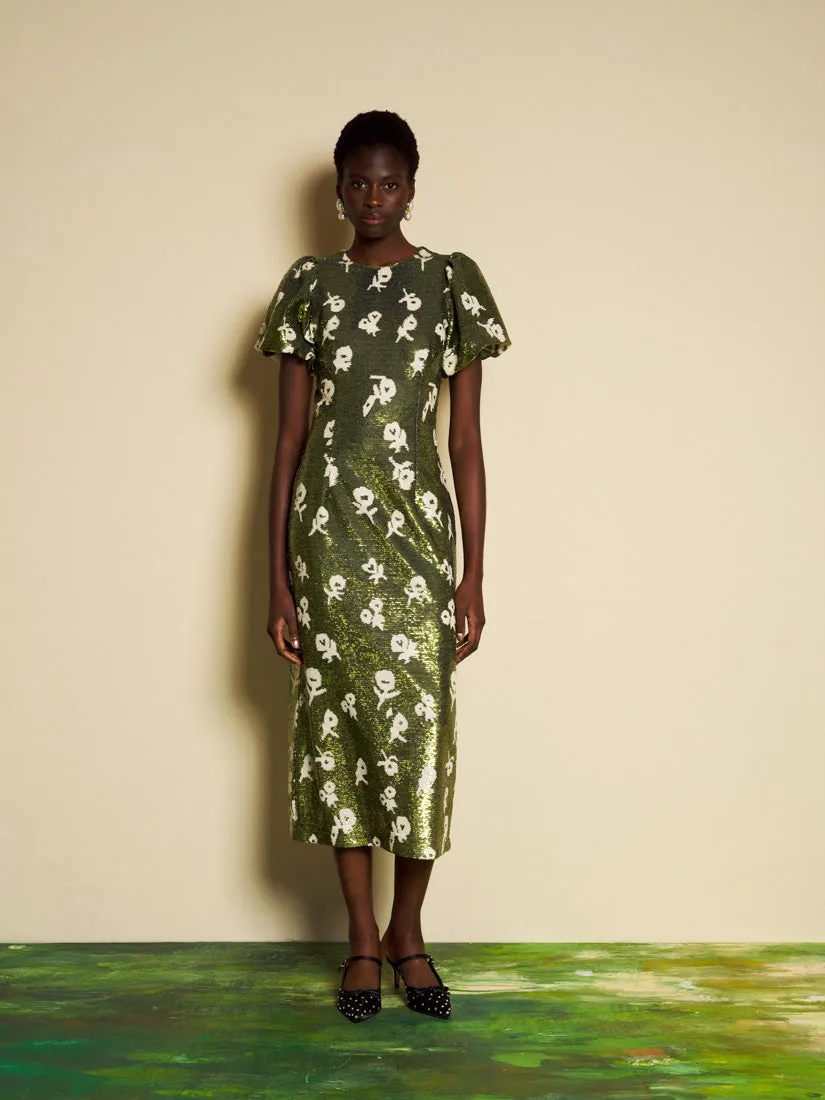 <b>DREAM</b> Èclat Floral Sequin Midi Dress sold by Sister Jane product image thumbnail 4