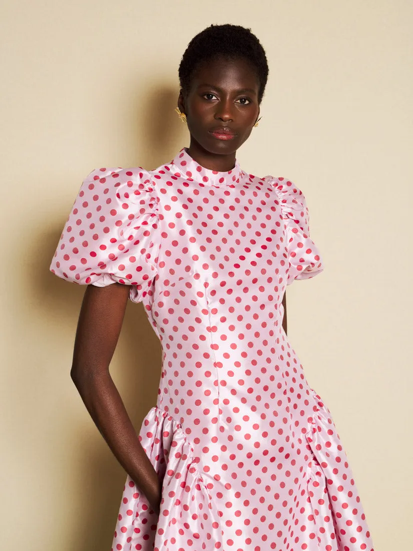 <b>DREAM</b> Colette Spot Jacquard Midi Dress sold by Sister Jane product image thumbnail 5