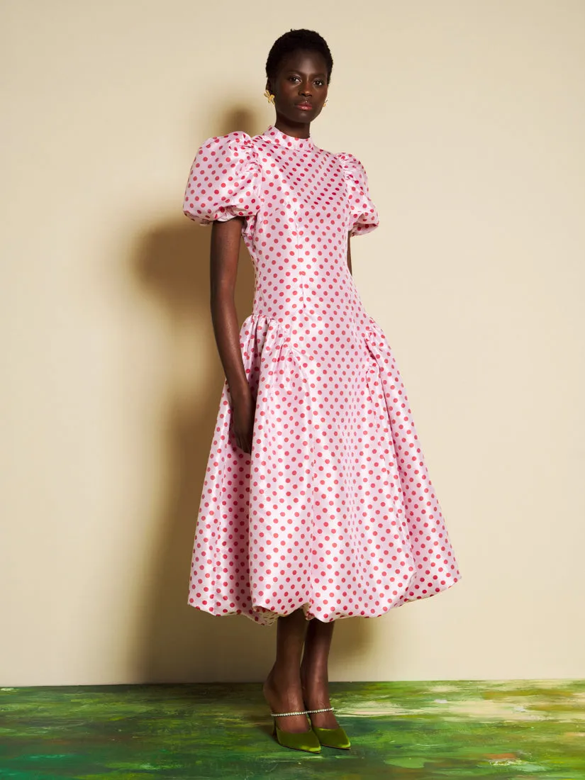 <b>DREAM</b> Colette Spot Jacquard Midi Dress sold by Sister Jane