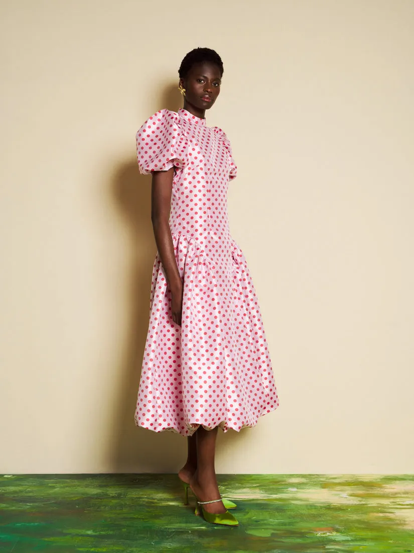 <b>DREAM</b> Colette Spot Jacquard Midi Dress sold by Sister Jane product image thumbnail 2