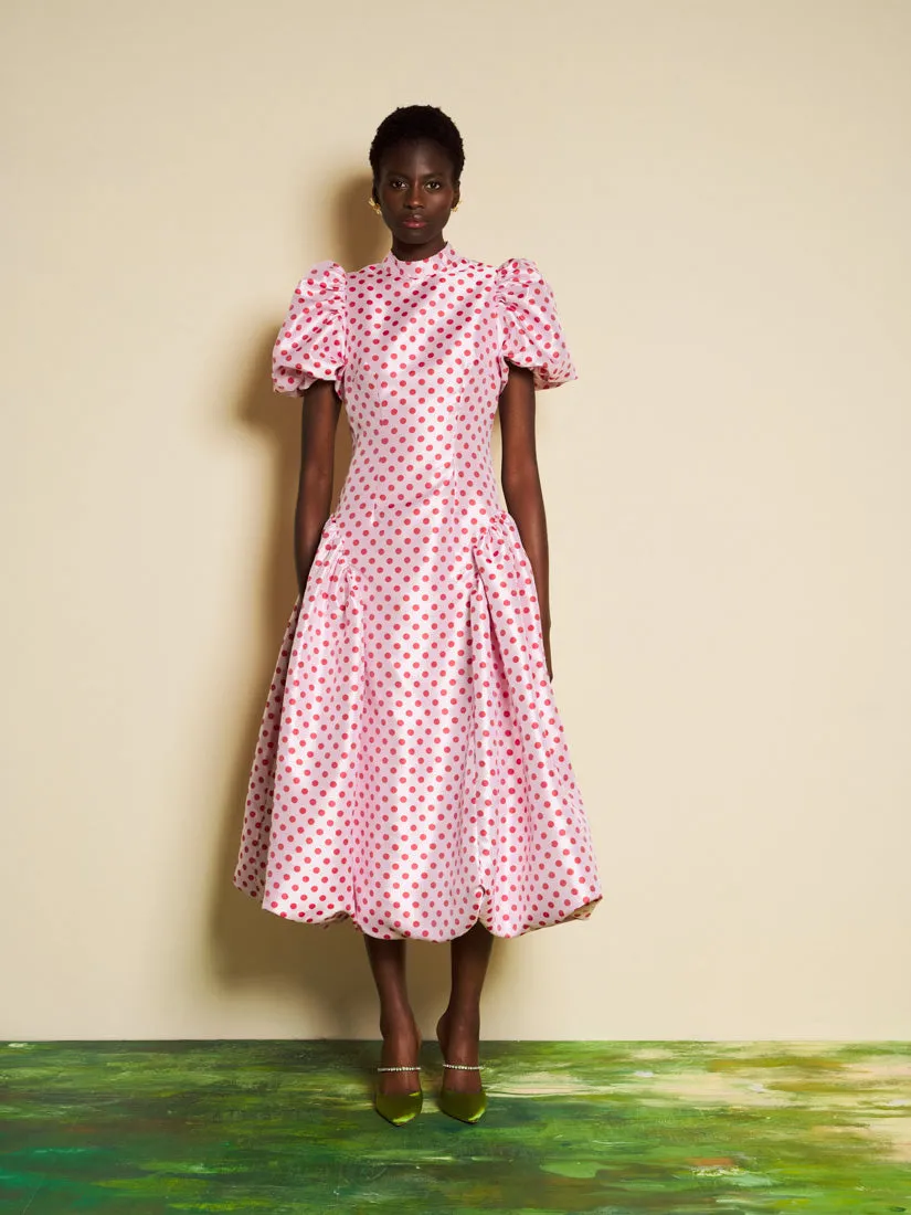 <b>DREAM</b> Colette Spot Jacquard Midi Dress sold by Sister Jane product image thumbnail 4
