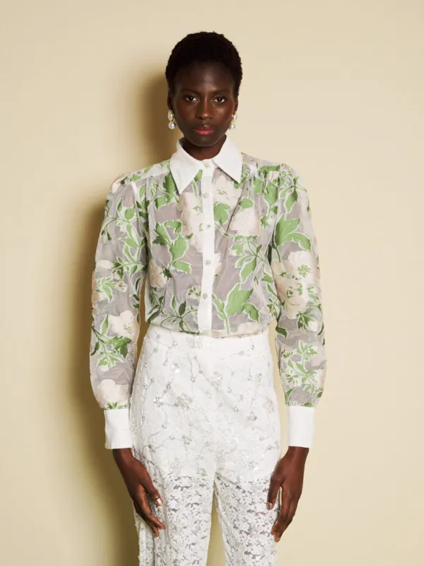 <b>DREAM</b> Sonnet Jacquard Blouse made by Sister Jane