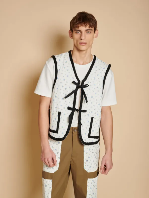 Dalarna Bow Vest made by Sister Jane