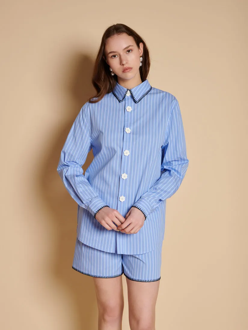 Isak Stripe Shirt sold by Sister Jane product image thumbnail 3