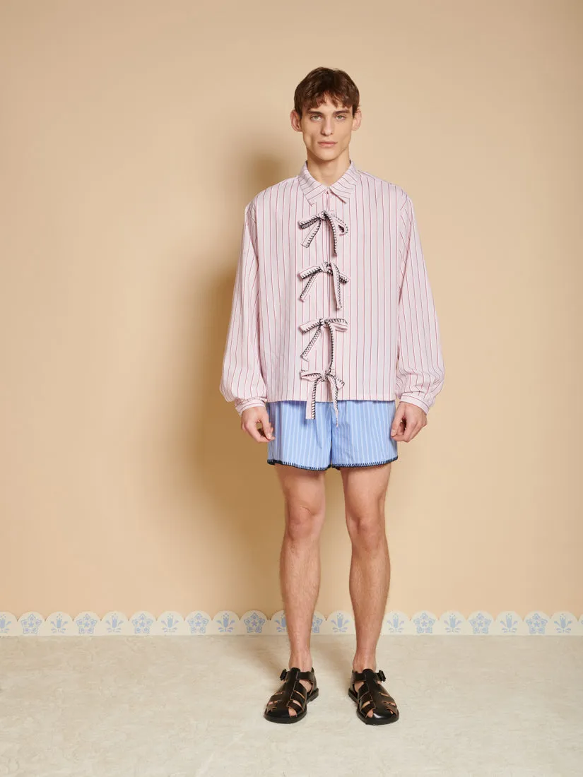 Henrik Stripe Bow Shirt sold by Sister Jane product image thumbnail 2