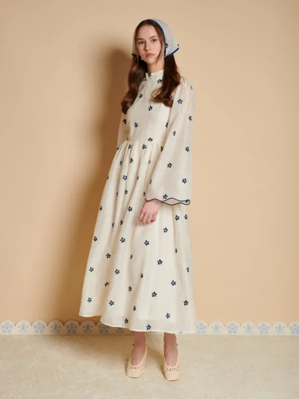 Livia Embroidered Midi Dress made by Sister Jane