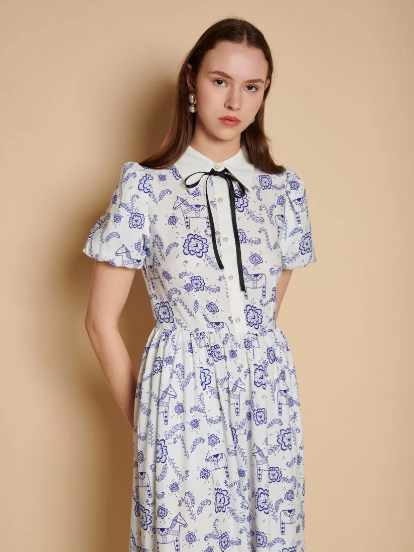 Dala Print Midi Dress sold by Sister Jane product image thumbnail 5