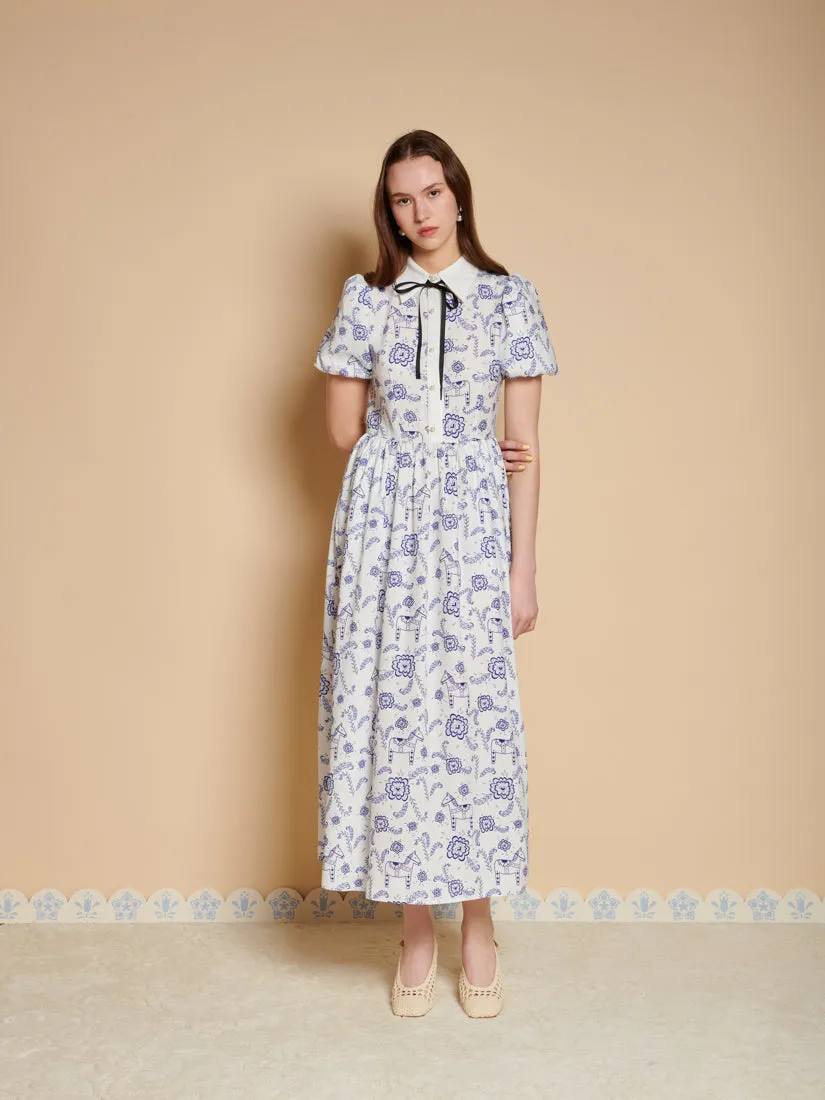 Dala Print Midi Dress sold by Sister Jane product image thumbnail 4