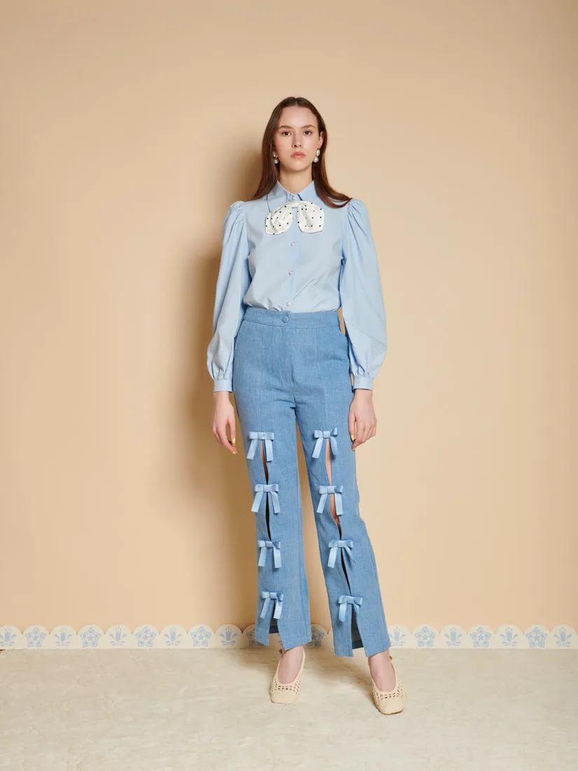 Vera Bow Tie Blouse sold by Sister Jane product image thumbnail 4