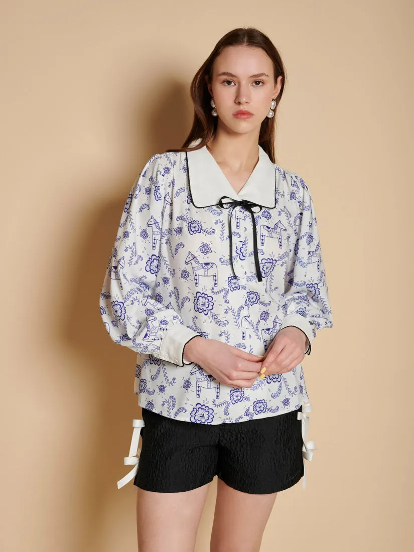 Dala Print Blouse sold by Sister Jane