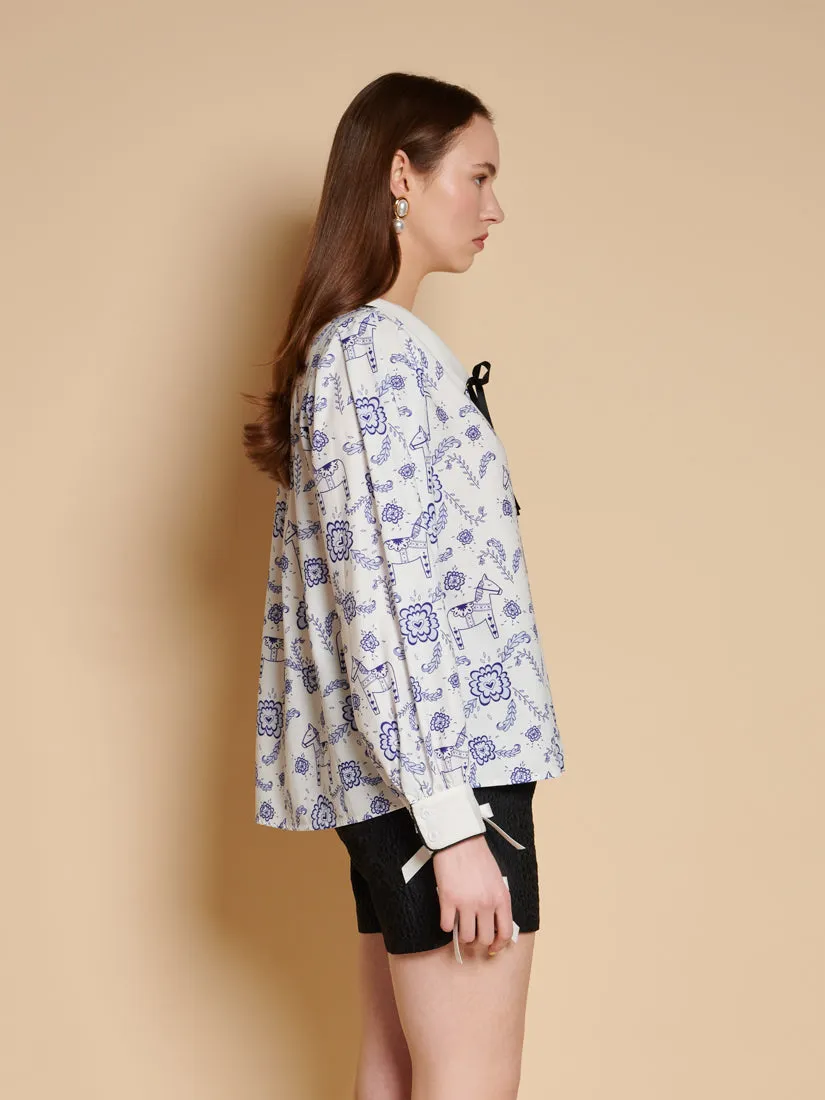 Dala Print Blouse sold by Sister Jane product image thumbnail 2