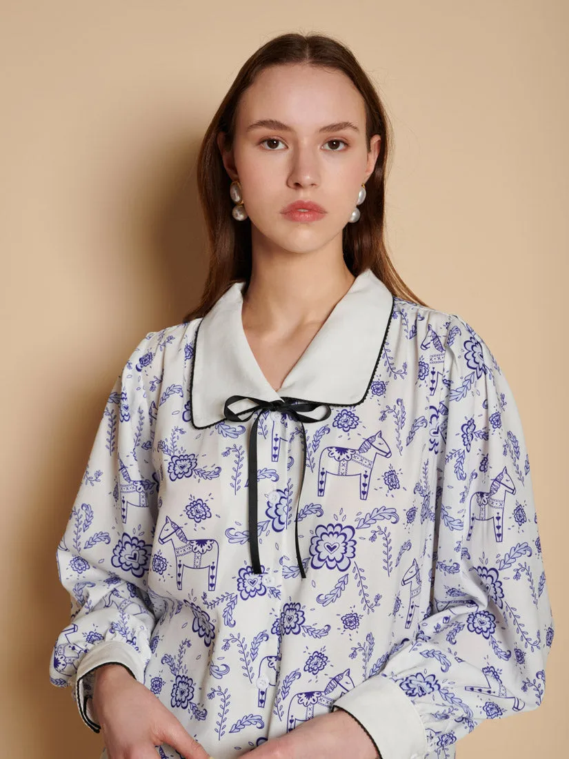 Dala Print Blouse sold by Sister Jane product image thumbnail 5
