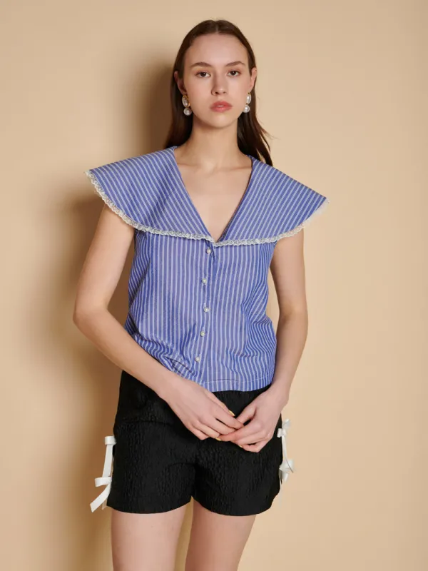 Vine Stripe Top made by Sister Jane