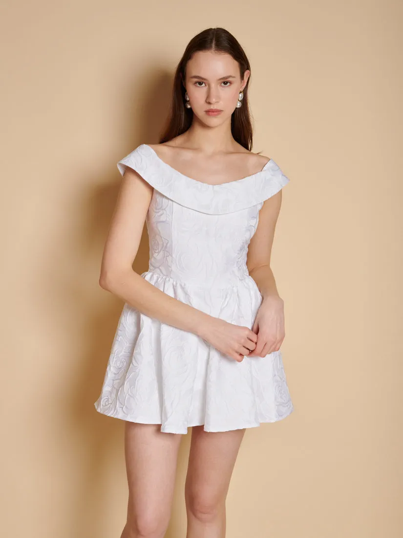 Willow Jacquard Mini Dress sold by Sister Jane