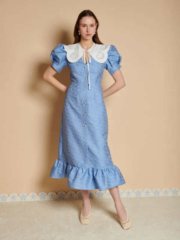 Alice Jacquard Midi Dress made by Sister Jane