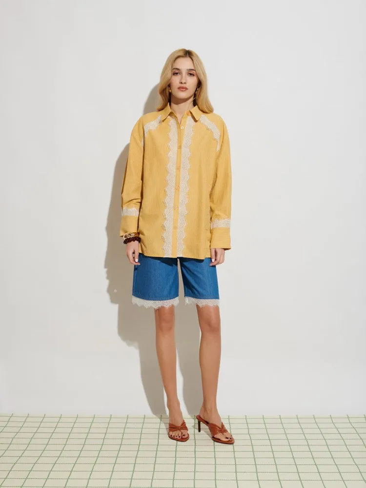 <b>Ghospell</b> Jana Striped Shirt sold by Sister Jane product image thumbnail 2