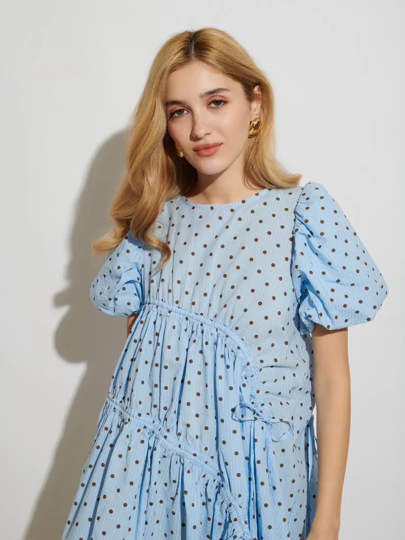 <b>Ghospell</b> Farah Polka Dot Mini Dress sold by Sister Jane product image thumbnail 5