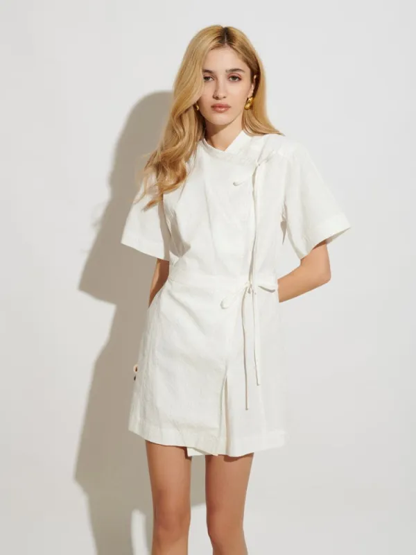 <b>Ghospell</b> Leonore Wrap Mini Dress made by Sister Jane