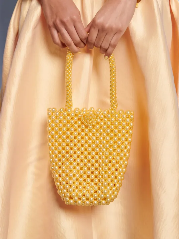 <b>DREAM</b> Ochre Bead Bag made by Sister Jane