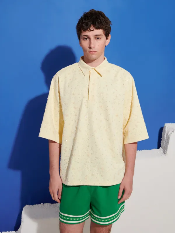 Lemon Zest Embellished Shirt made by Sister Jane