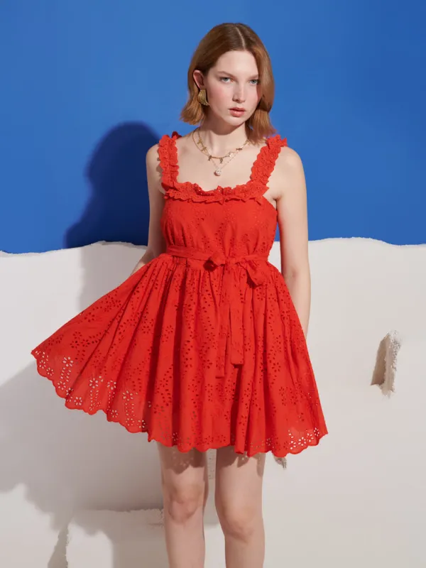Saffron Trim Mini Dress made by Sister Jane