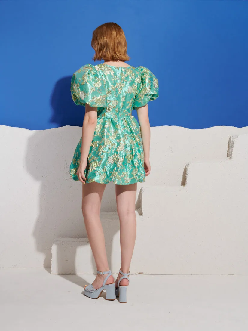 Pistachio Jacquard Mini Dress sold by Sister Jane product image thumbnail 3