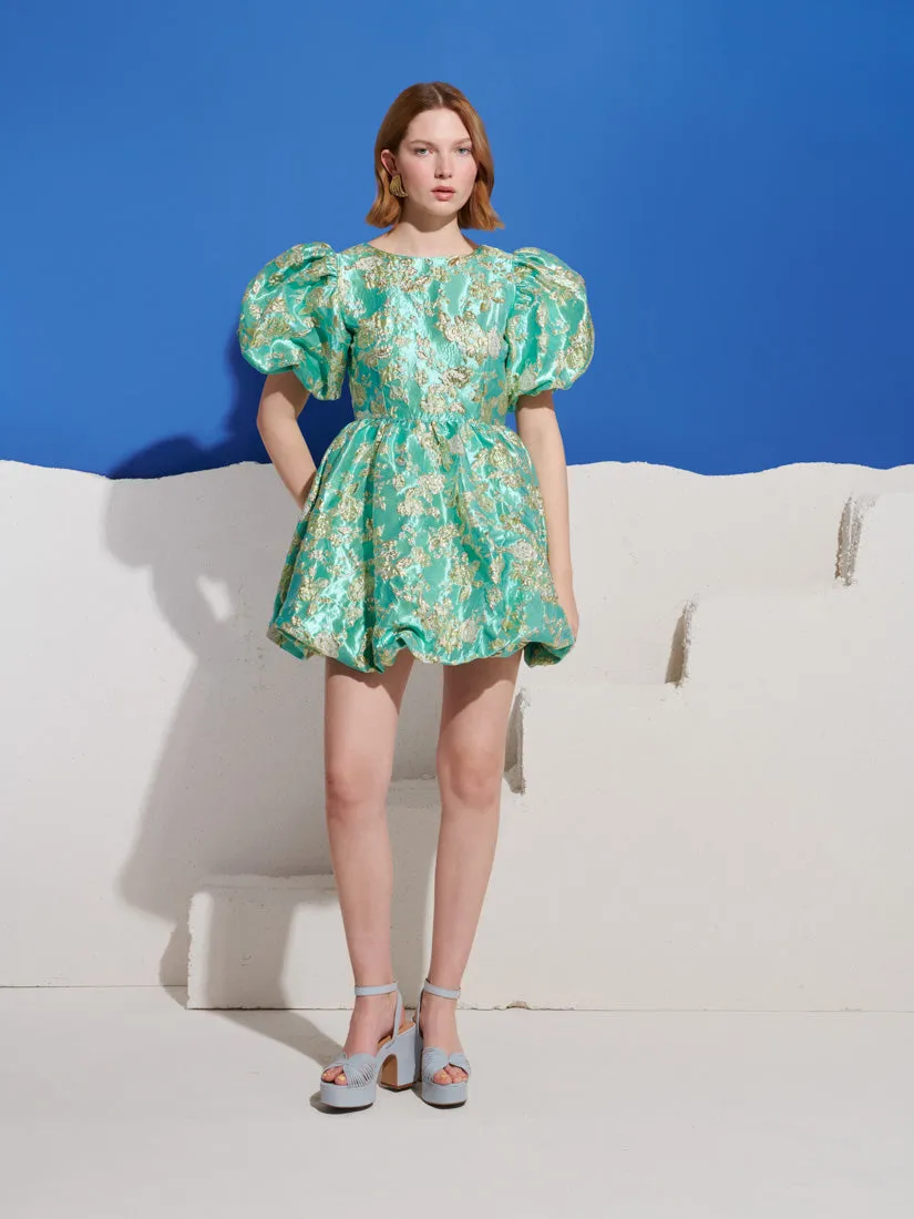 Pistachio Jacquard Mini Dress sold by Sister Jane product image thumbnail 4