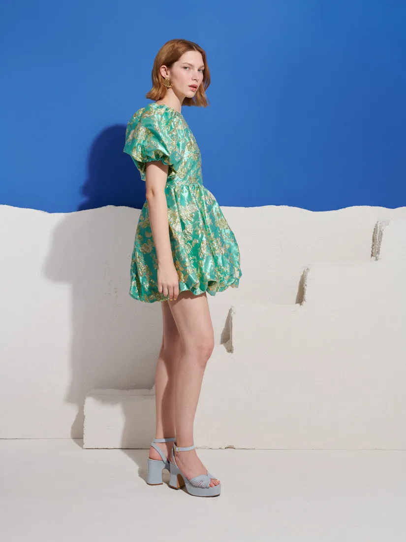 Pistachio Jacquard Mini Dress sold by Sister Jane product image thumbnail 2