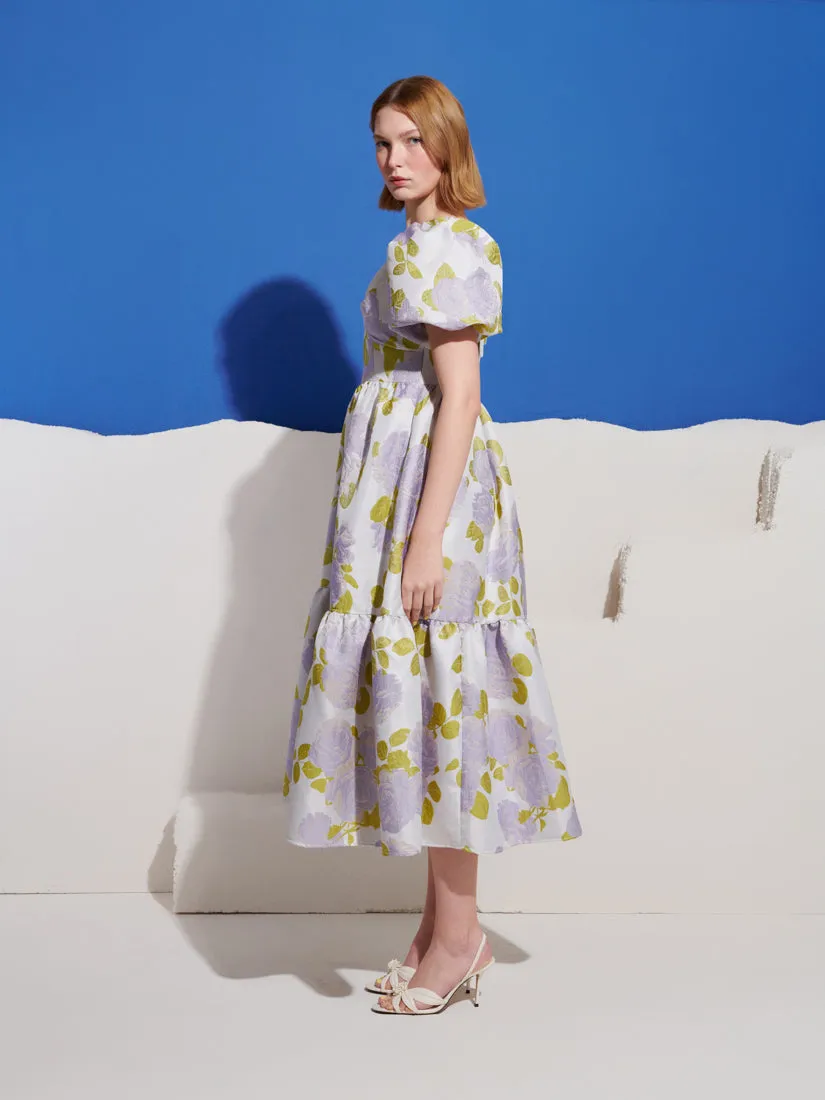 Fig Flora Jacquard Midi Dress sold by Sister Jane product image thumbnail 2