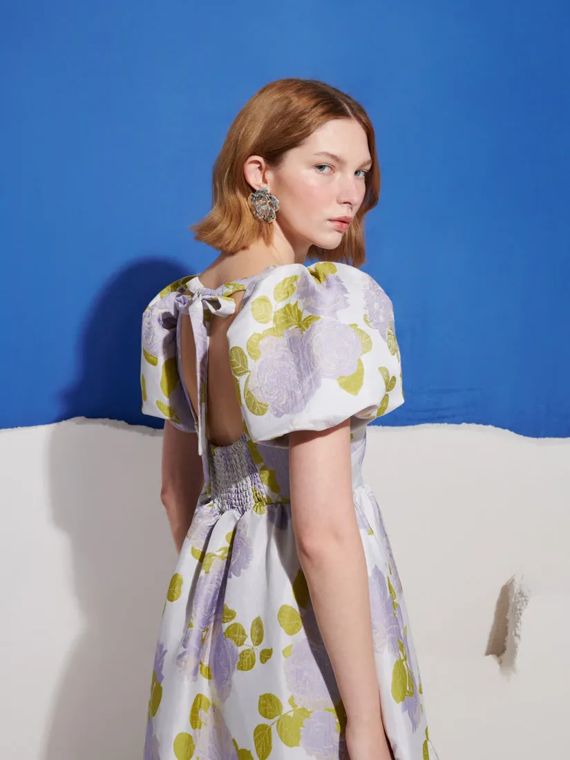 Fig Flora Jacquard Midi Dress sold by Sister Jane product image thumbnail 5