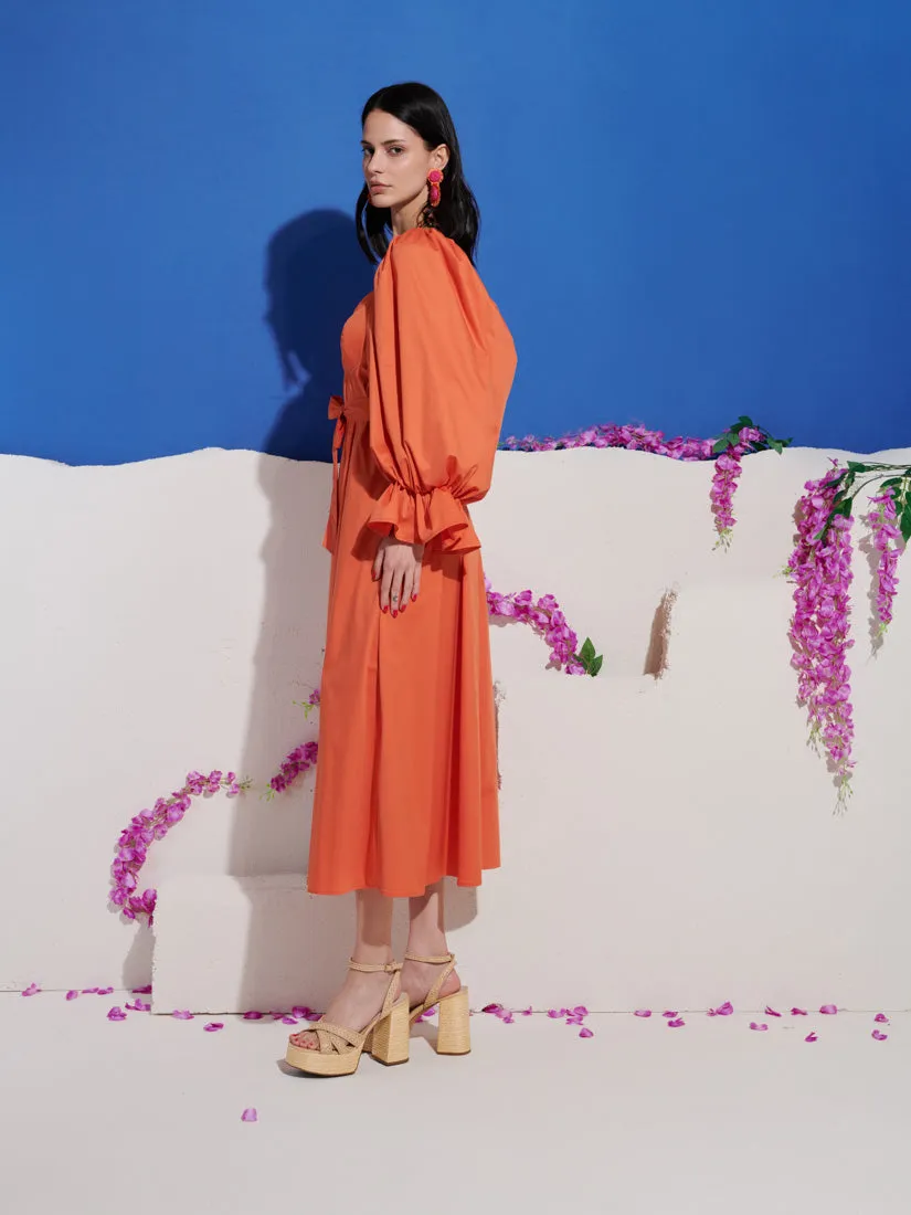 <b>DREAM</b> Terracotta Sweetheart Midi Dress sold by Sister Jane product image thumbnail 2