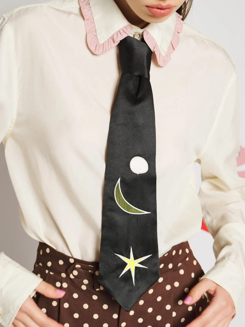 Étienne Embroidery Tie sold by Sister Jane product image thumbnail 3