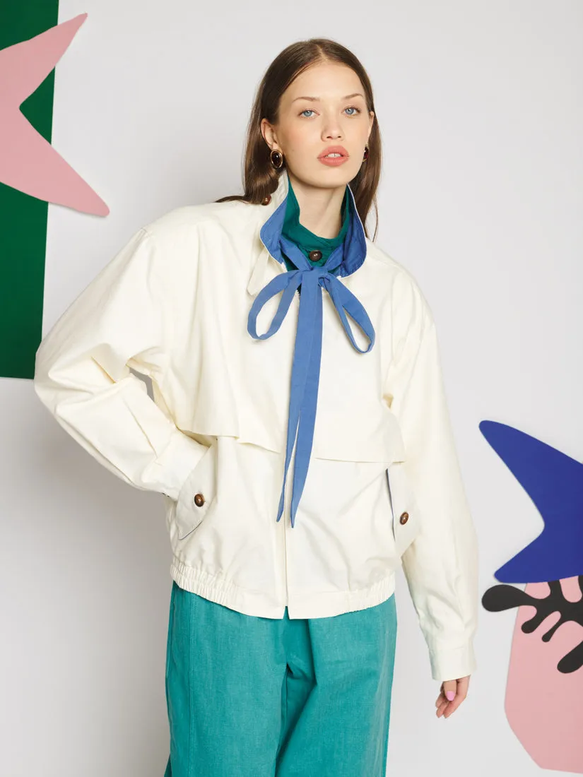 Louis Neck Tie Bomber Jacket sold by Sister Jane product image thumbnail 3