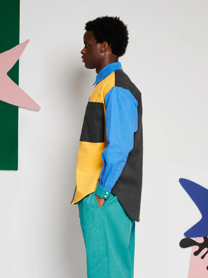 Fresco Colour Block Shirt sold by Sister Jane product image thumbnail 5