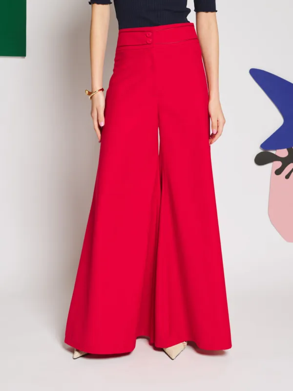 Ciel Wide Leg Trousers made by Sister Jane