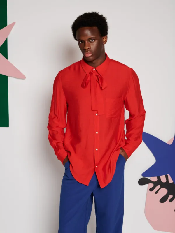Julien Bow Shirt made by Sister Jane