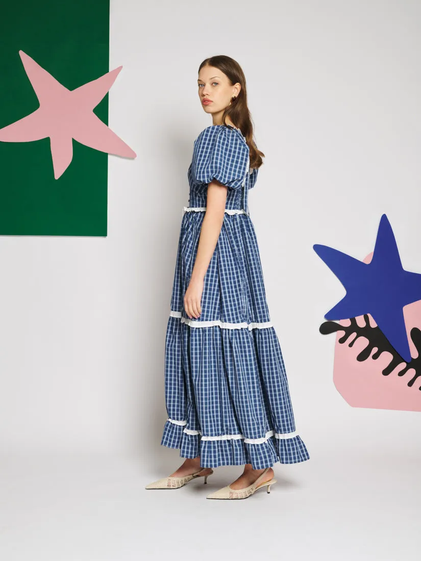 Celeste Check Maxi Dress sold by Sister Jane product image thumbnail 2