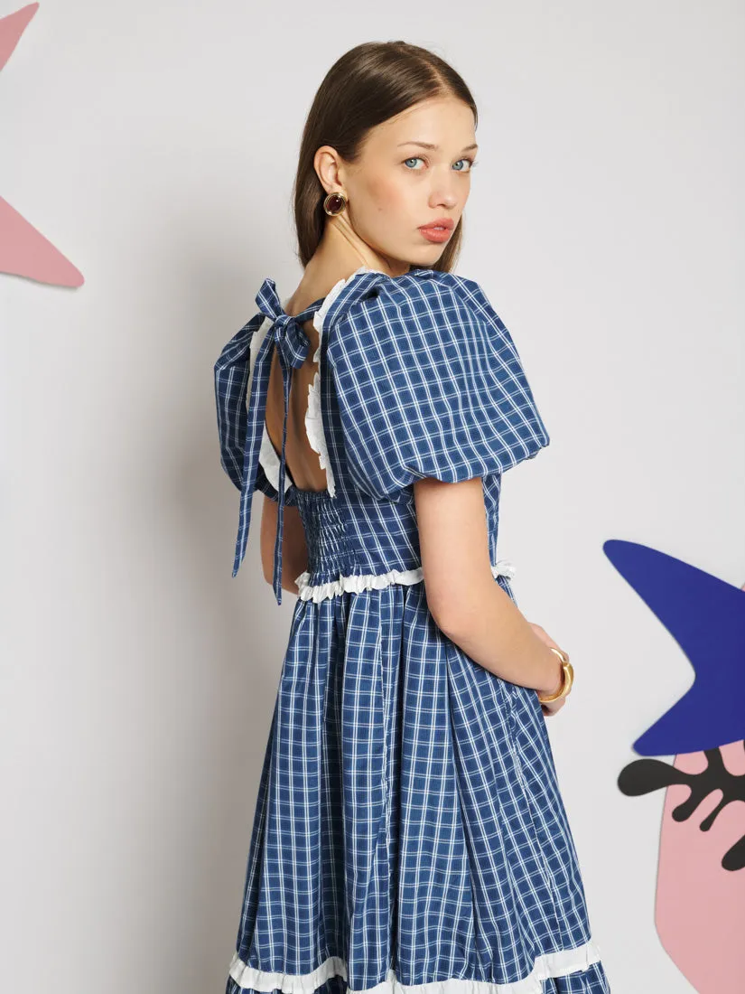 Celeste Check Maxi Dress sold by Sister Jane product image thumbnail 5