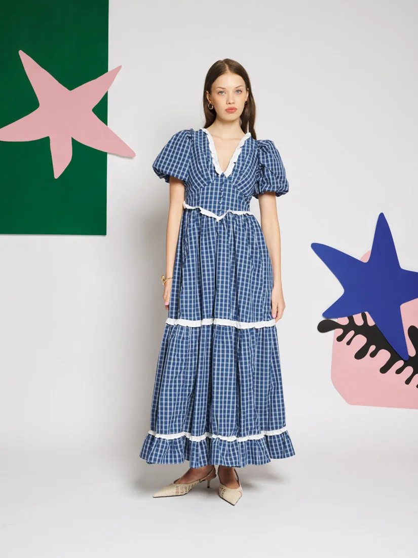 Celeste Check Maxi Dress sold by Sister Jane product image thumbnail 4