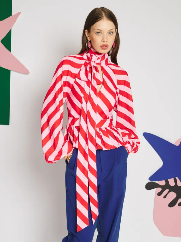 Menton Stripe Top made by Sister Jane
