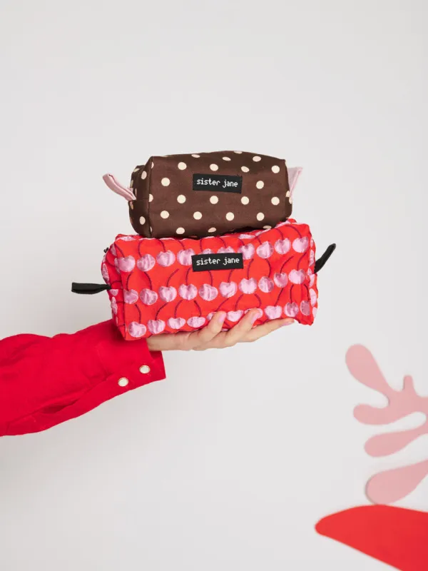 Clara Cherry Pouch Bags made by Sister Jane