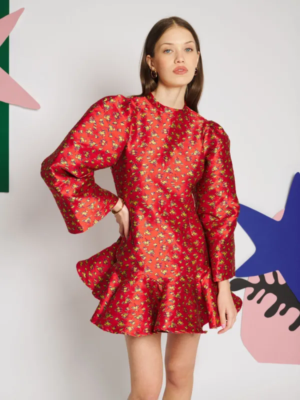 Delphine Jacquard Mini Dress made by Sister Jane