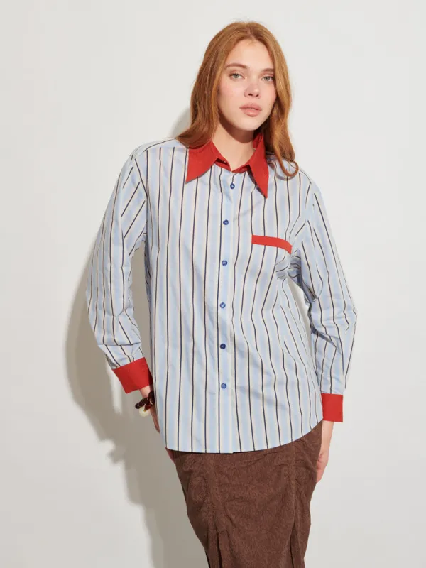 <b>Ghospell</b> Delta Stripe Shirt made by Sister Jane
