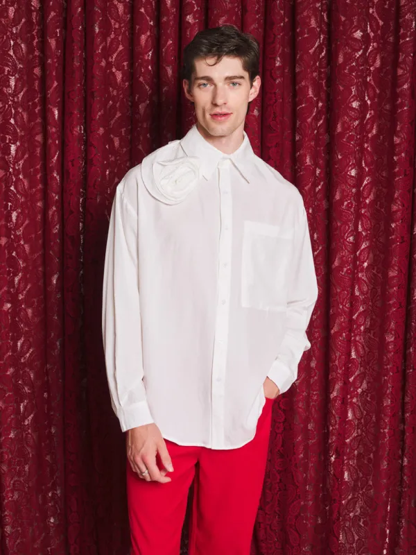 Fiora Rose Applique Shirt made by Sister Jane