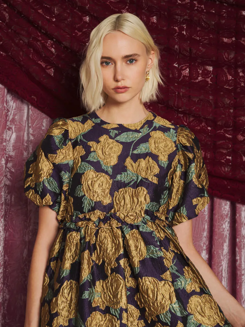 <b>DREAM</b> Peridot Jacquard Mini Dress sold by Sister Jane product image thumbnail 5
